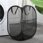 Laundry Bag Set (Black with Hamper/Mesh Bags)