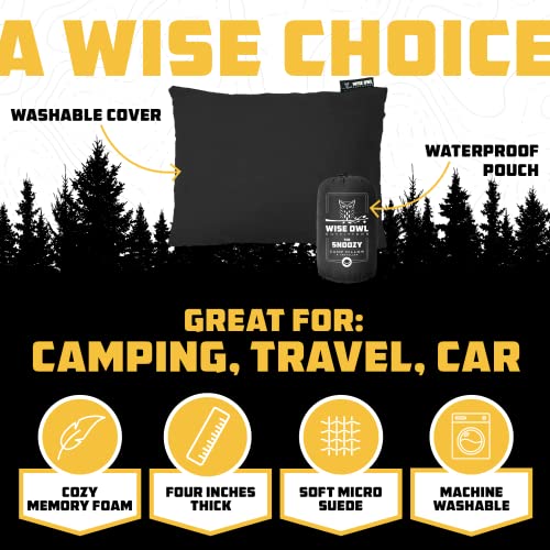 Camping Pillow (Black / Small)
