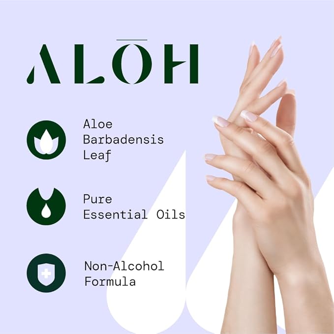 ALŌH Peppermint Eucalyptus Sanitizing Hand Wipes - Image 6