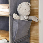 Hanging Closet Organizer and Storage for Clothes (5-SHELF / Grey)