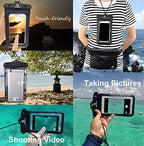 Premium Waterproof Pouch Set with Waist (Gray + Waterproof Case)