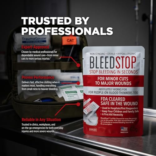 First Aid Powder for Blood Clotting (15g (4 Pack))