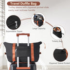 3 Piece 20" Hardshell Carry (Black Brown / 3-Piece Set (20 Inch with Accessories))