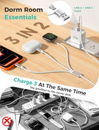 Travel Essentials (White / 1pack-4ft)