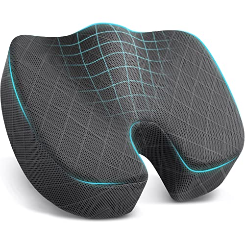 Seat Cushion for Office Chair (XX-Large / Grey)