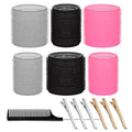 Hair Rollers for Women 13 Pcs Rollers Set With Clips for Long and Medium (13Pcs)