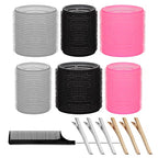 Hair Rollers for Women 13 Pcs Rollers Set With Clips for Long and Medium (13Pcs)