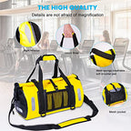 Waterproof Bag Duffel Bag 20L 30L 40L with Welded Seams Shoulder Straps (Yellow / 30L)