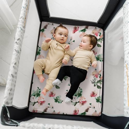 Pack n Play Sheets (Exotic & Flora / 38X26 Inch)