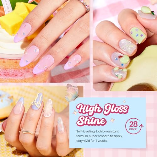 Beetles Pastel Gel Polish Set (A - Pink Yellow Blue | Spring Anthology)
