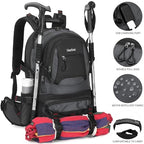 Nerlion 40L Hiking Backpack Travel Backpack for Men Women Camping Waterproof Outdoor Hiking Daypack Lightweight Backpack (A7- Dark Gray)