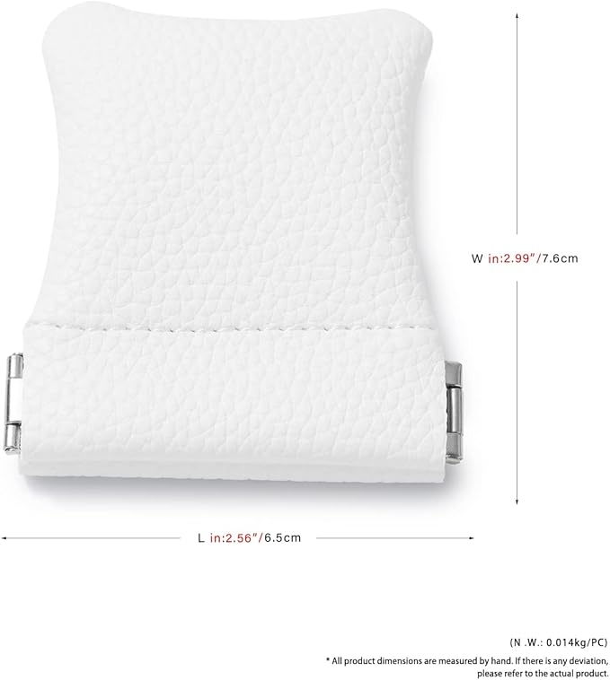 2 Pack PU Leather Slim Engagement Wedding Ring Pouch Leather Jewelry Pouch - Image 6