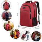 Red 15.6 inch Laptop Backpack for Women (15.6 Inch / Red)