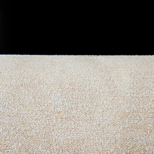 Buckwheat Neck Support Pillow Cervical Neck Cylinder Bolster Pillow (6*15 inch / Beige)