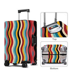 Stripe Luggage Cover Washable Suitcase Protector Anti (Stripe / M(24-26inch suitcase))