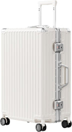AnyZip Luggage PC+ABS Aluminum Frame Zipperless Checked Luggage Hard Shell by YourBestTravelChoice