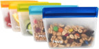 zip 5-pack Stand-Up Reusable Bags | BPA-Free, Food Grade, Freezer and - Image 7