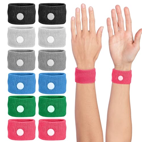 Motion Sickness Wristband (Small, 6 Pairs / Multicolor)