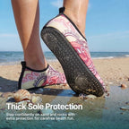Water Shoes for Women Men Quick (7-8 Women/6-7 Men / Paisley Pink)