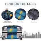 Starry Night Bee Luggage Cover (#137 / L(fits 28-30Inch suitcase))