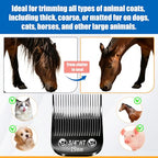 Dog Grooming Replacement Blades Compatible with Andis Dog Clippers (Black-3/4"HT / Black)