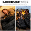 3 4 Season Sleeping Bag for Adults & Teens (Dark Grey-Small / 87*30)