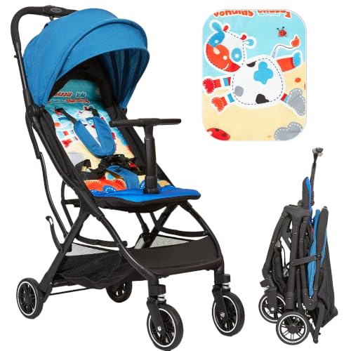 Superb Lightweight Travel Stroller (Blue)