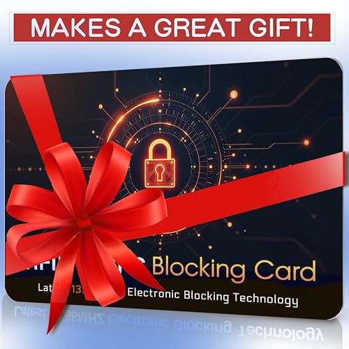 10 Pack RFID Blocking Card for Credit Debit Card (Oragne CL)