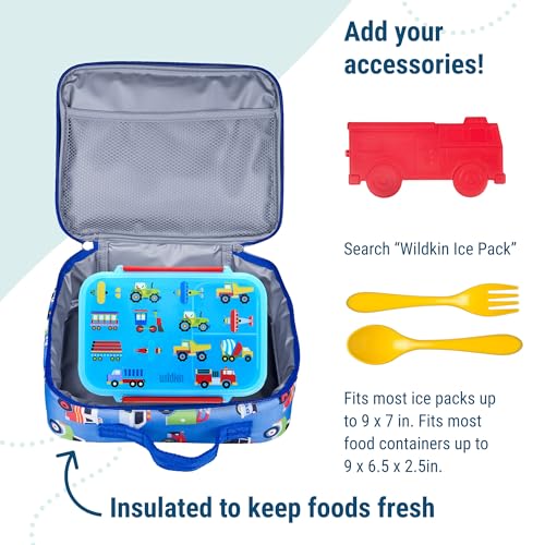 Kids Insulated Lunch Box (9.75 x 7 x 3.25 inches / Heroes)
