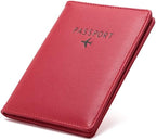 BAKUN Travel Wallet & Family Leather Passport Holder Cover RFID Blocking Travel - Image 2