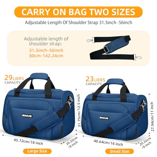 Underseat Carry On Luggage Bag (Blue / 18IN)