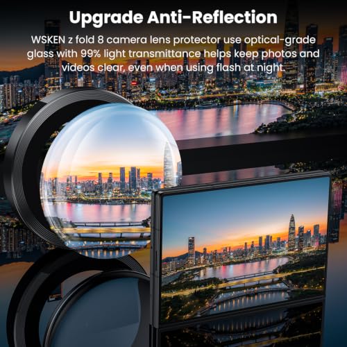 for Z Fold 8 Camera Lens Protector Case Cover (Black / Galaxy Z Fold 8)