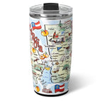 22oz Insulated Travel Mug with Handle & Lid (Georgia / 22 Ounces)