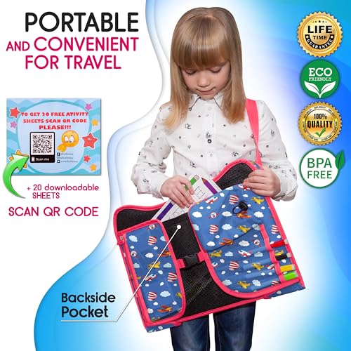 Kids Car Seat Travel Tray (AIRPLANE)