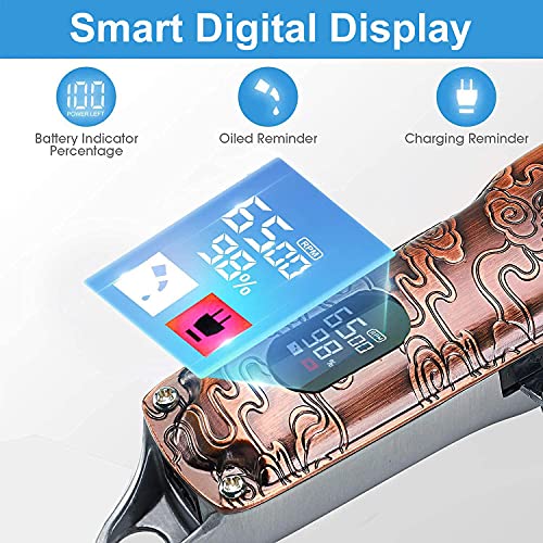 Hair Clippers and Trimmers Set for Men (Rose Gold)