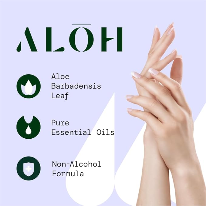 ALŌH Sweet Orange Bergamot + Aloe Sanitizing Hand Wipes - Image 7