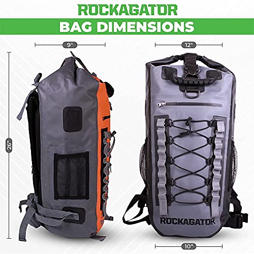 Hydric Waterproof Backpack Floating Dry Bag Backpack (Grey / 40 L)