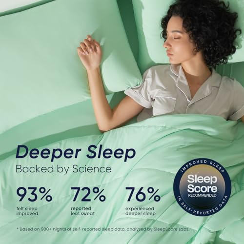 Temperature Regulating Comforter (Mint Macaron / Premium Twin XL (68"x90"))