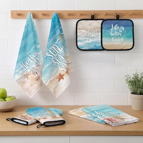 Beach Coastal Kitchen Decor Set (Beach Coastal)