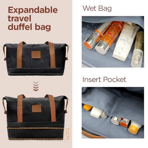Expandable Luggage (Jet Black / DB/TB/28in)