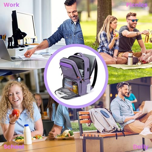 Lunch Backpack (Purple / 15.6 inch)