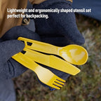 Passage Cutlery Set (Spicy Orange / Fork, Spoon, & Knife)