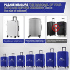 Travel Luggage Cover (Blue / 26-27 inch)