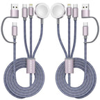2Pack Travel Essentials (Grey / 2pack-4ft)