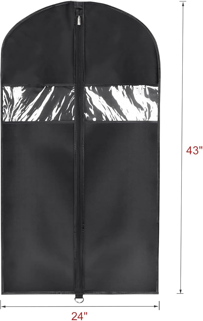 Univivi Garment Bag Suit Bag for Storage and Travel 43 inch, Washable Suit - Image 2