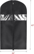 Univivi Garment Bag Suit Bag for Storage and Travel 43 inches, Lightweight - Image 2