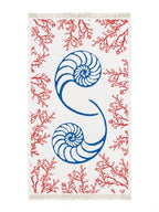 Turkish Beach Towel (Coral Reef)