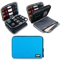 Double Layer Electronics Organizer (Large,2-layer / Blue)