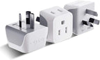 Ceptics Australia Power Plug Adapter, 2 in 1 Type I Plug Adapter, US to by Ceptics
