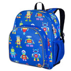 12 Inch Toddler Backpack for Kids (12 x 10 x 4.5 inches / Robots)